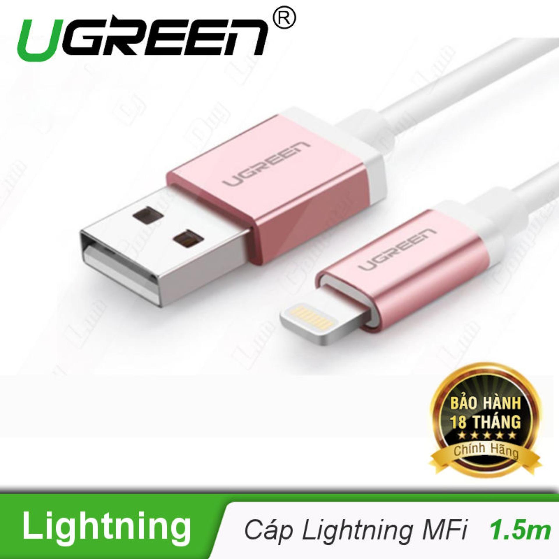Dây USB Lighting có chip mFI vỏ nhôm US131