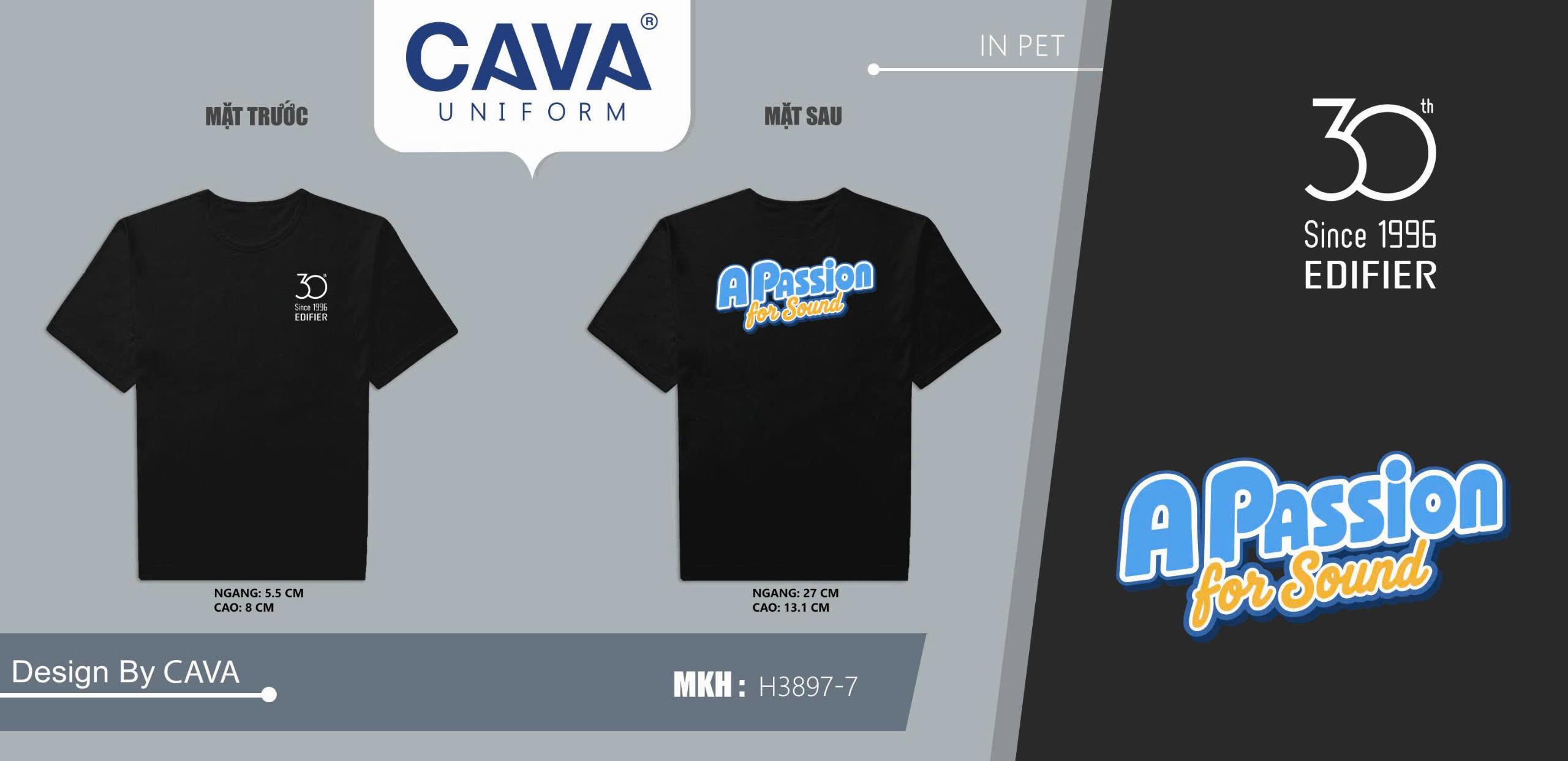 Áo thun EDIFIDER 30th Anniversary T-Shirt