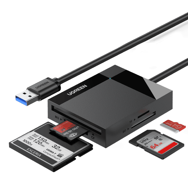Đầu đọc thẻ nhớ Type C 4 in 1 CR125