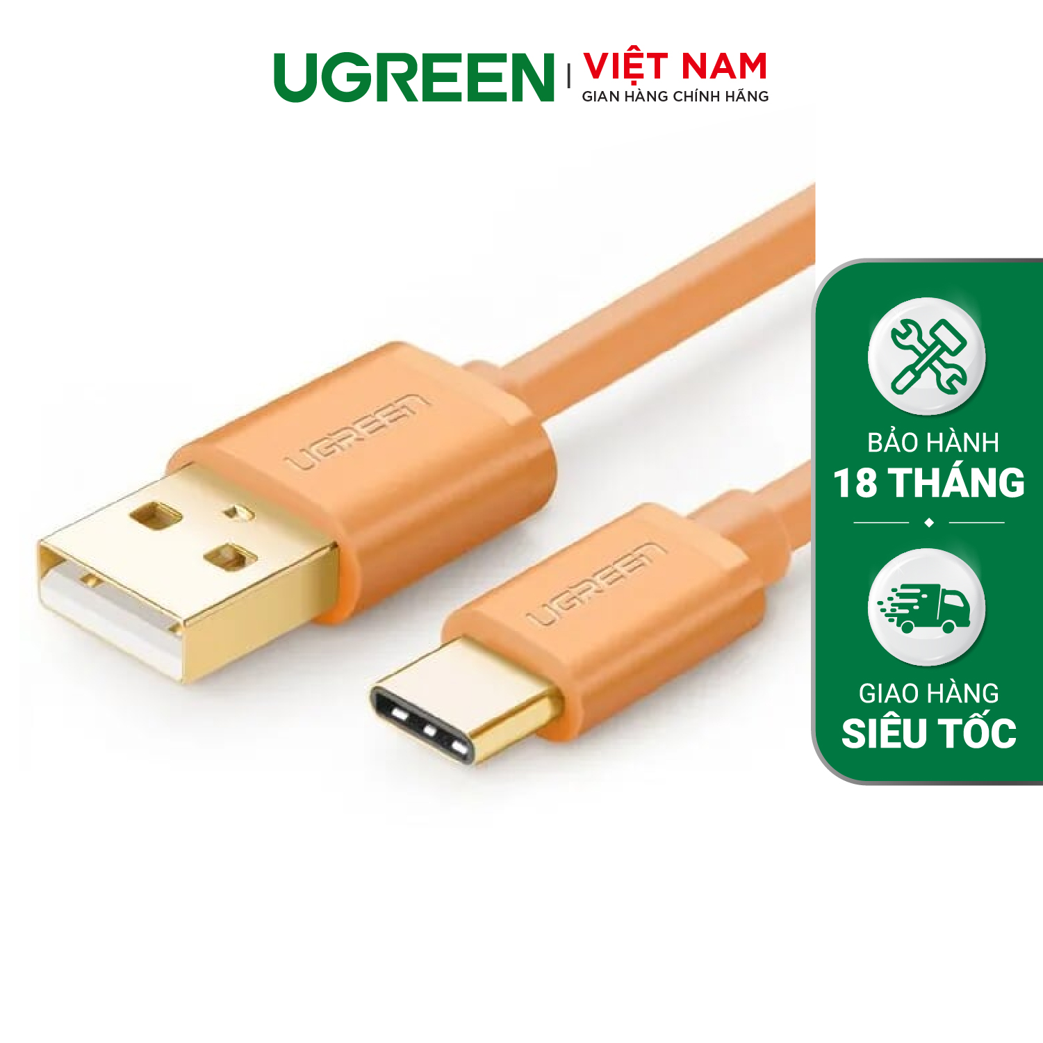 Dây USB 2 sang Type-C sync và sạc US141
