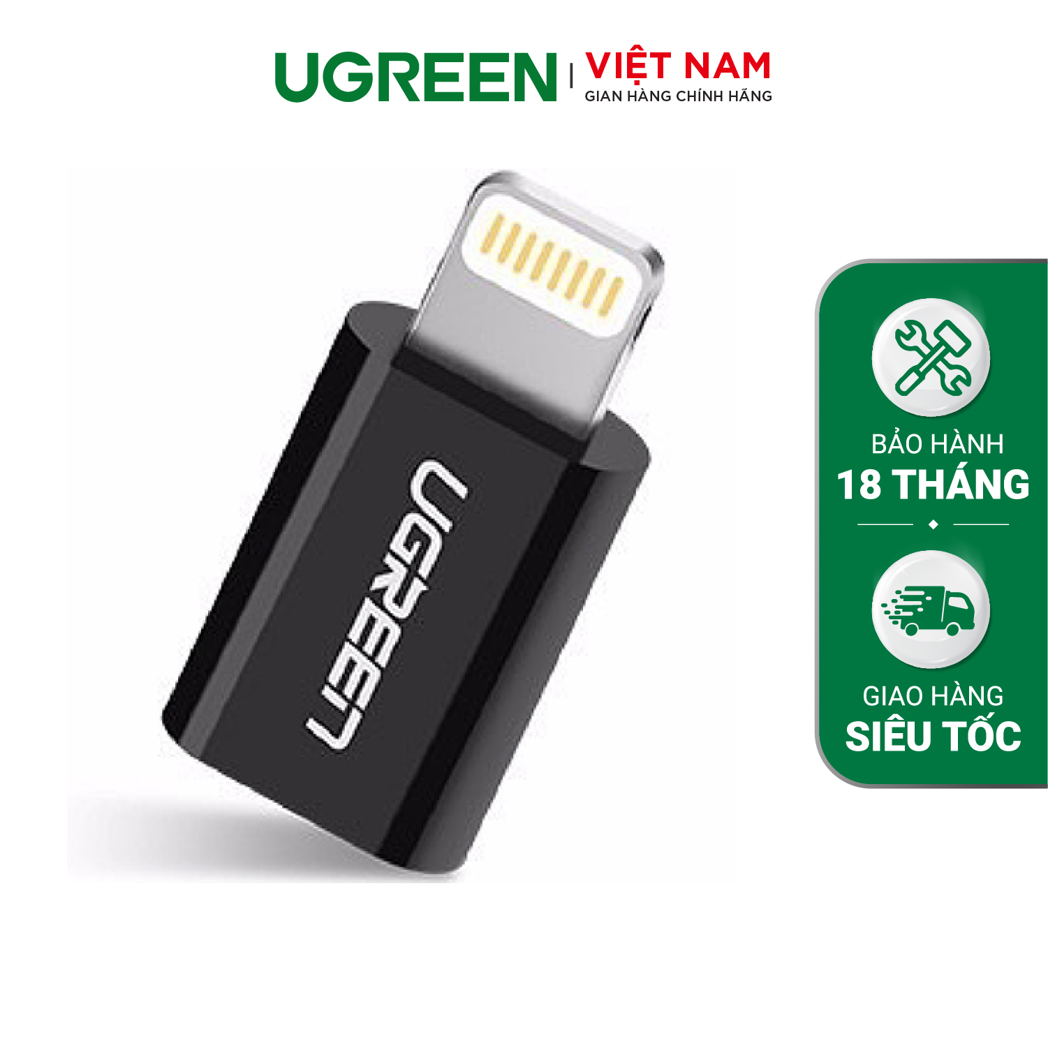 Đầu chuyển đổi Micro USB sang Type C UGREEN US278 Có hỗ trợ OTG dùng cho điện thoại di động Android
