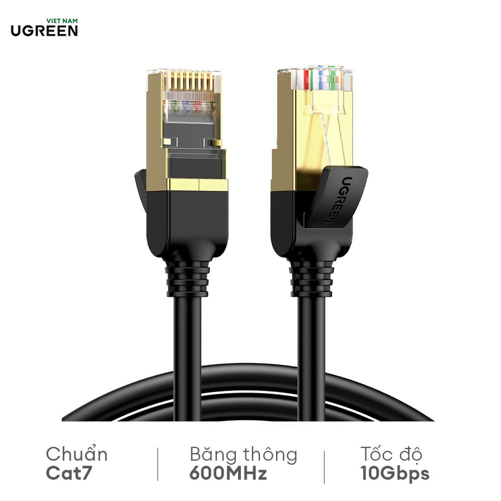 Cáp LAN Cat 7 F/FTP đầu đúc bọc kim loại NW107
