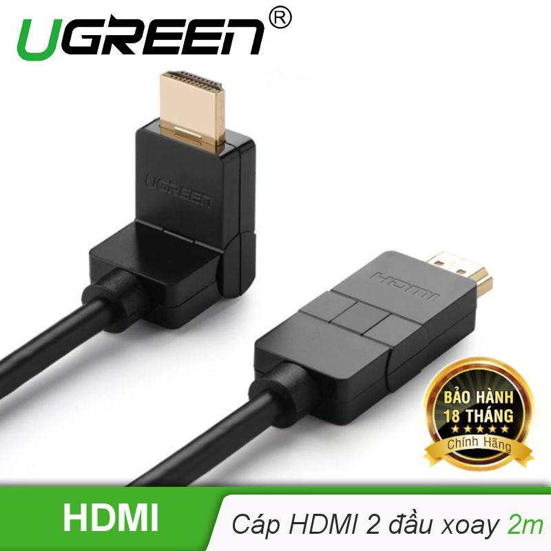 Dây HDMI 1.4 2 đầu xoay được 180° HD105