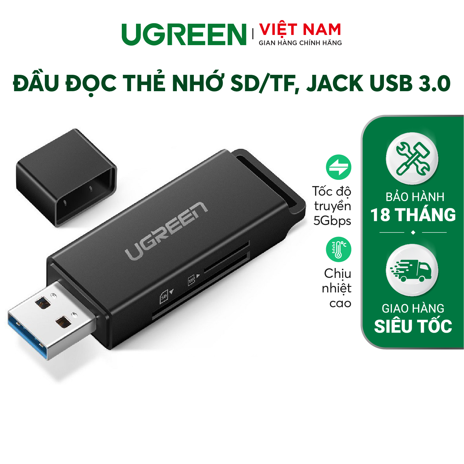 Đầu đọc thẻ nhớ USB CM104