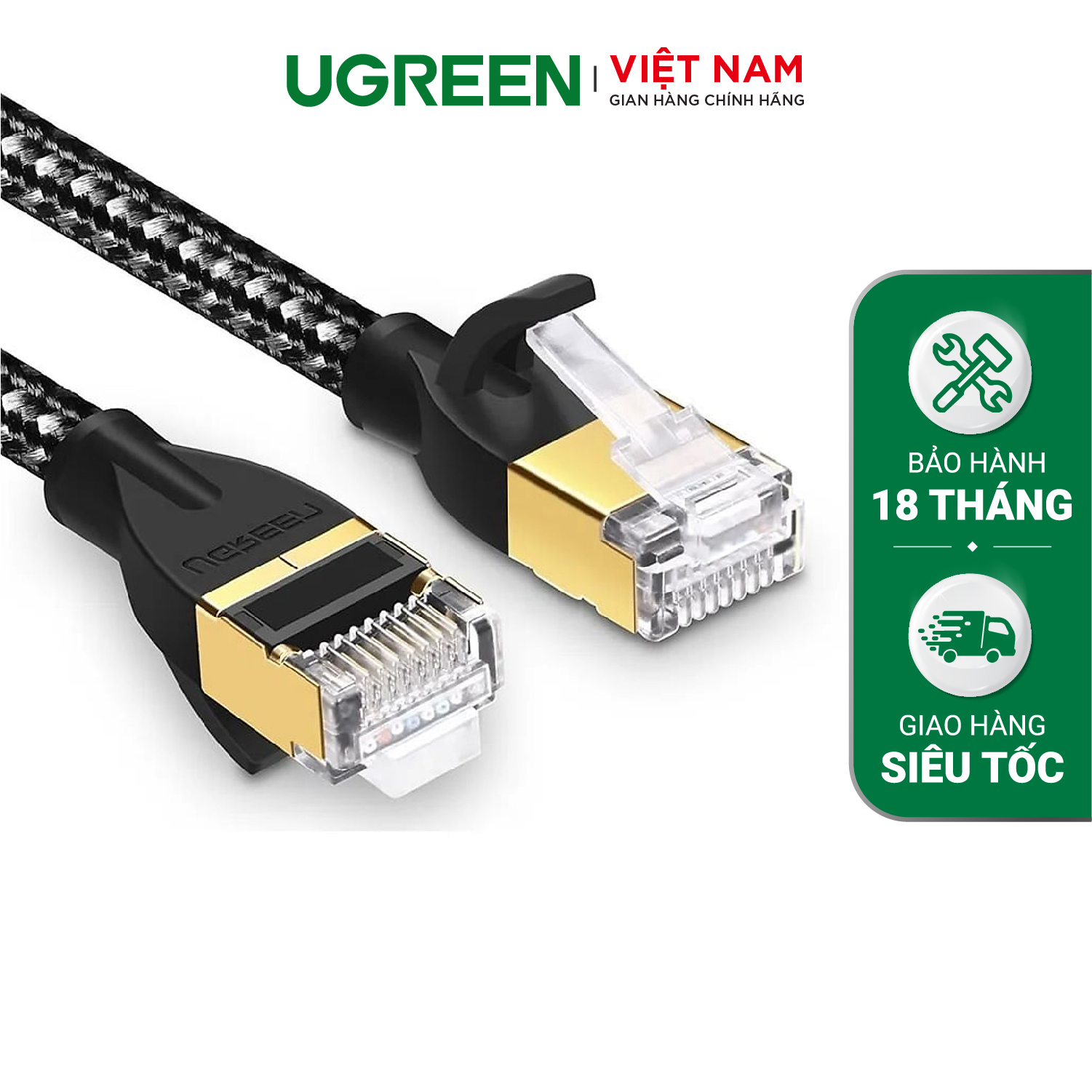 Dây mạng CAT6  thuần đồng bọc lưới