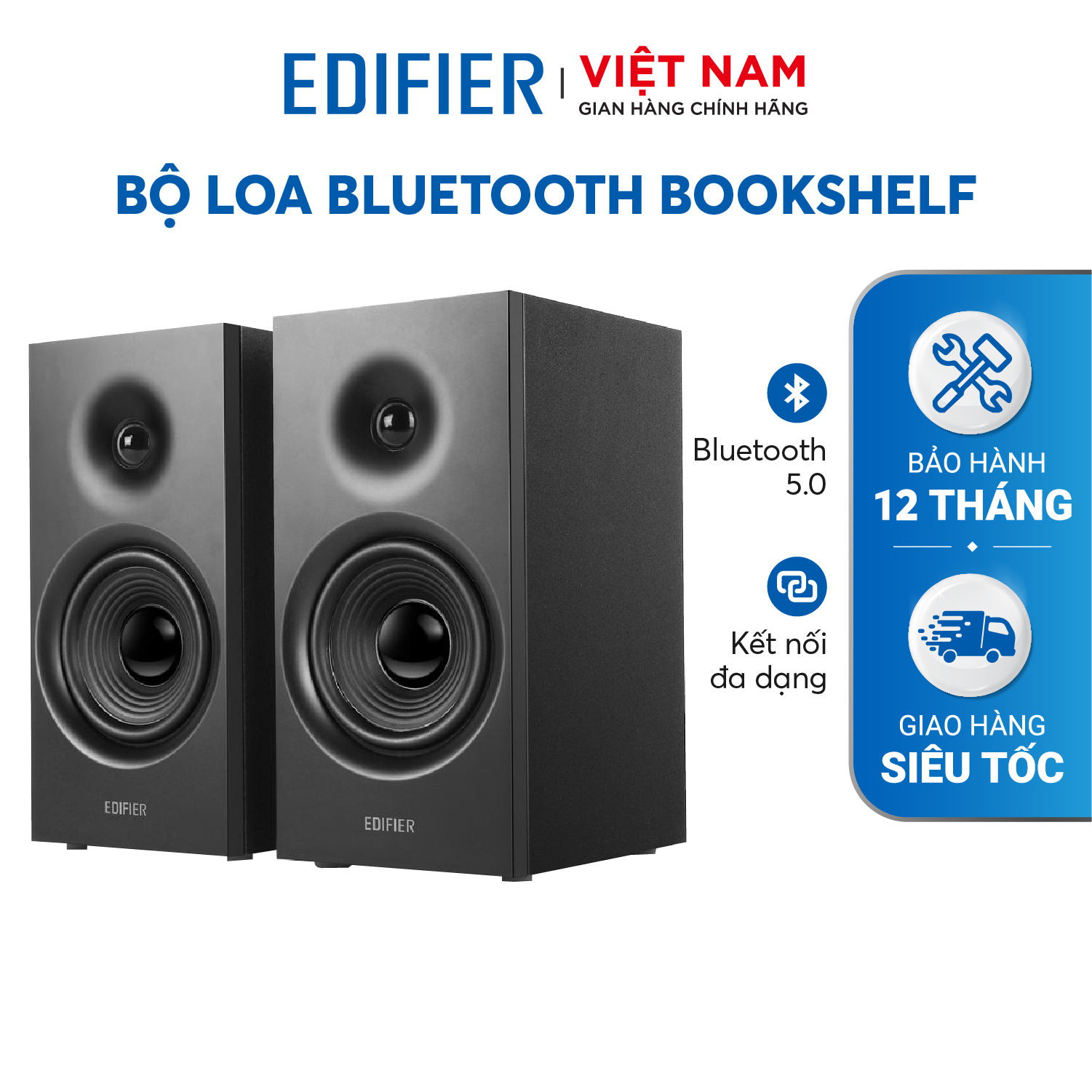 Loa Bookshielf Bluetooth 24W R1080BT