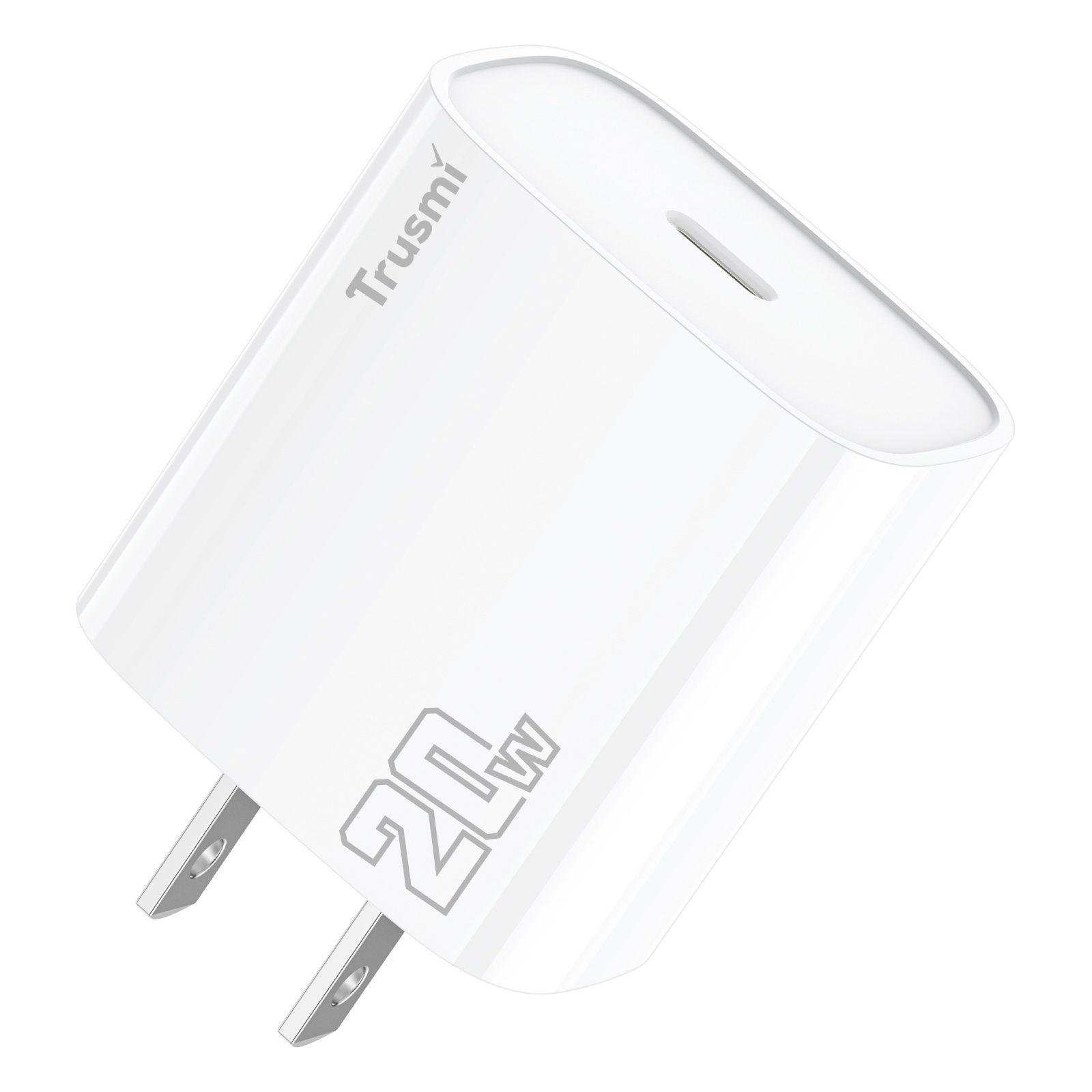 Trusmi Sạc nhanh PD20W Type C (US) (UK) Trắng | White