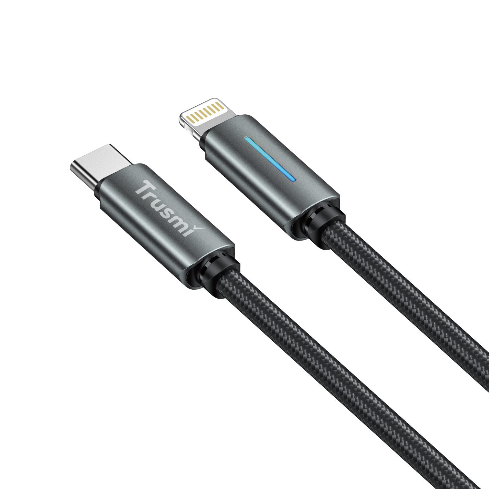 Trusmi Cáp bện LED 60W/20W C to C/L