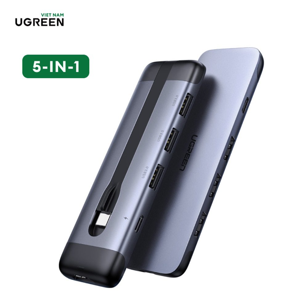 Bộ chuyển đổi Type C 6 in 1 4K UHD CM195