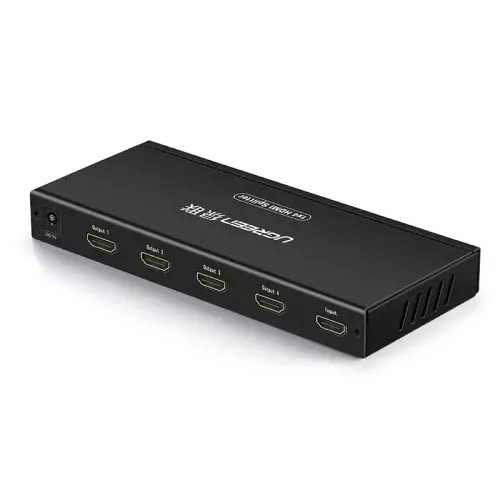 Bộ chia HDMI 1 ra 4 vỏ sắt-0-Đen-40202 EU