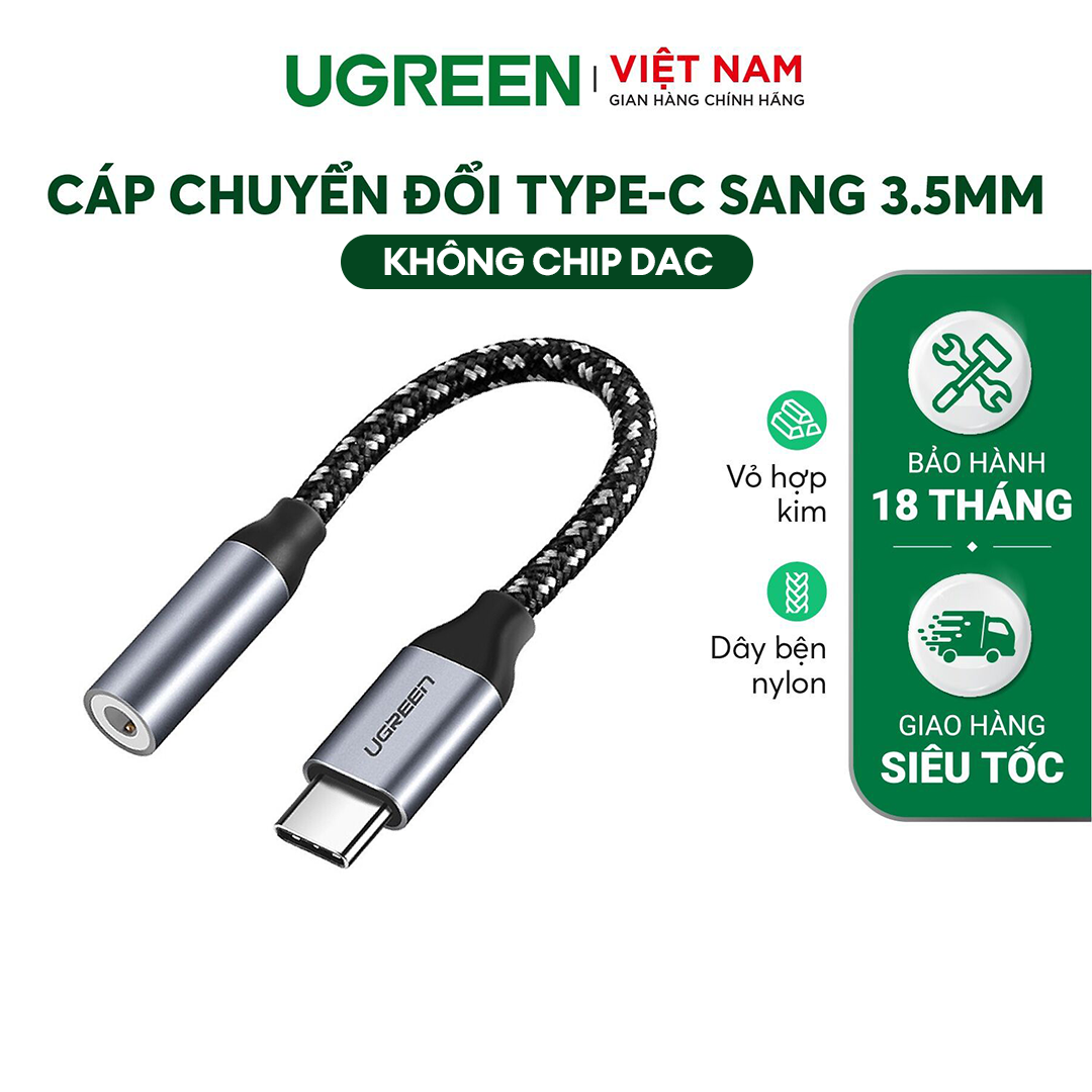 Cáp chuyển Type C ra 3.5mm 0.1M AV142