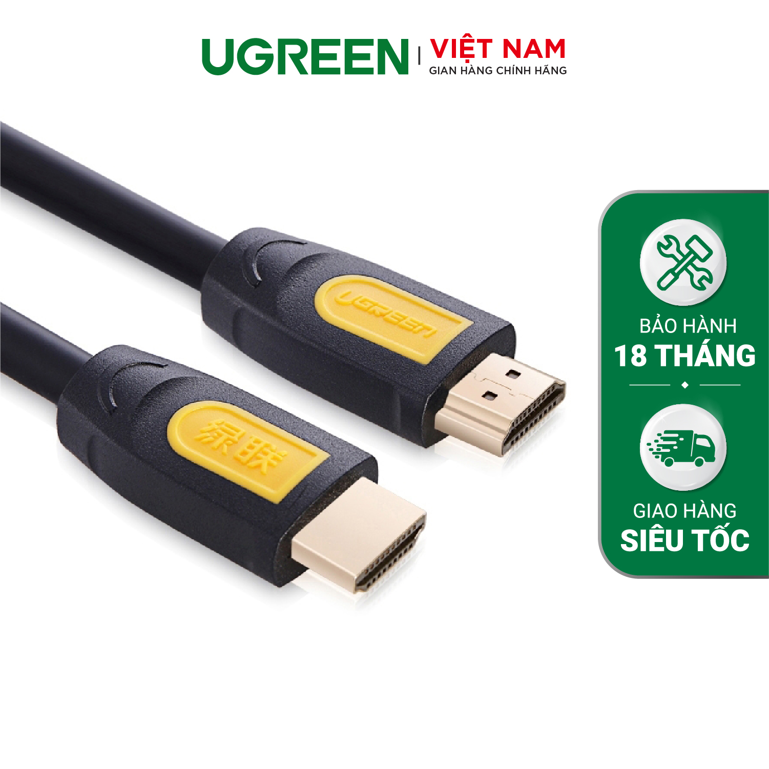 Dây cáp HDMI 2.0 tròn lõi đồng HD101