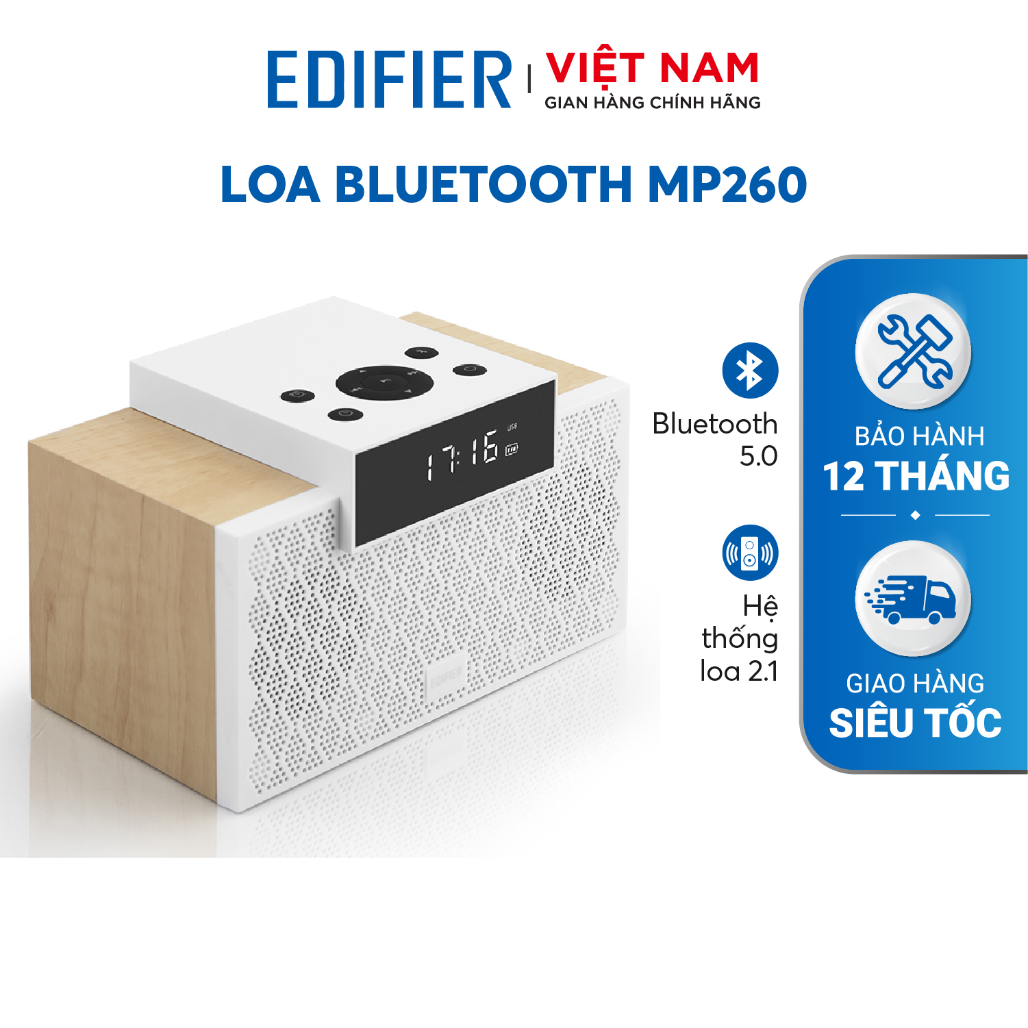 Loa di động Bluetooth màn hình LED MP260