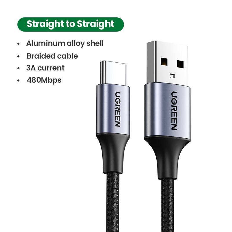 Dây USB Type A sang Type C bọc dù US288
