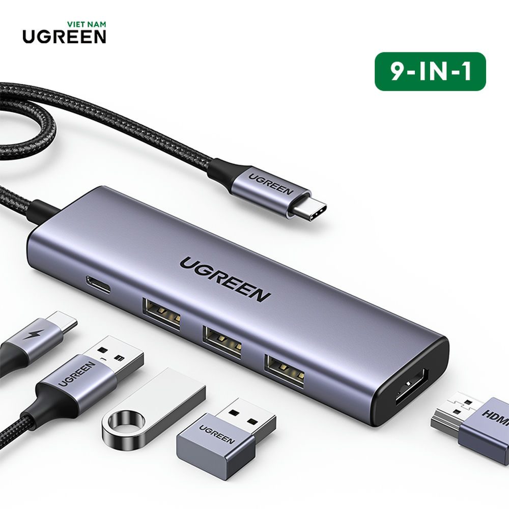 Hub chuyển đổi Type C 5 in 1 CM475