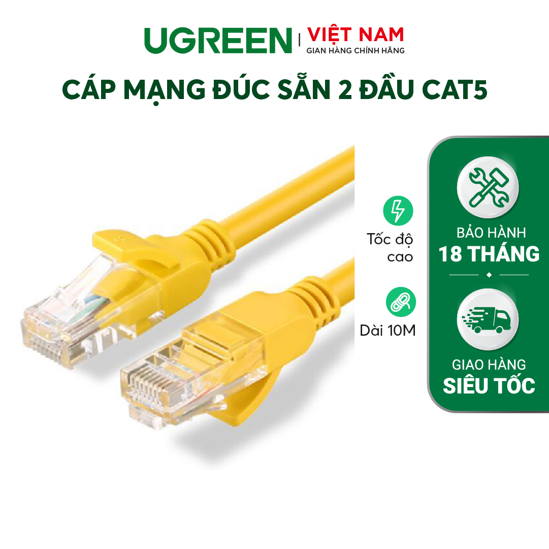 Cáp mạng LAN CAT5E UPT đúc sẵn NW103