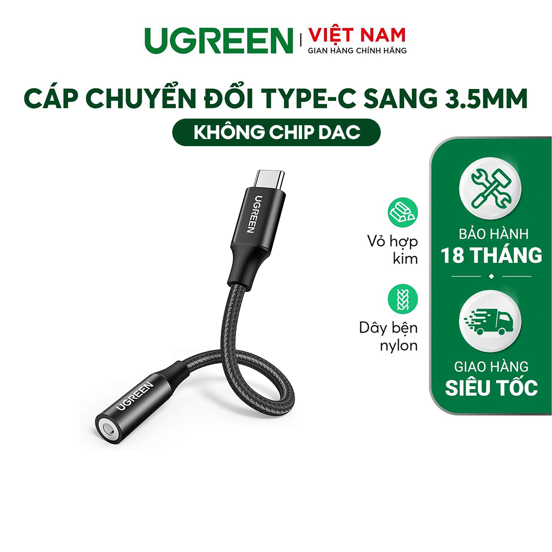 Cáp chuyển Type C ra 3.5mm 0.1M AV142