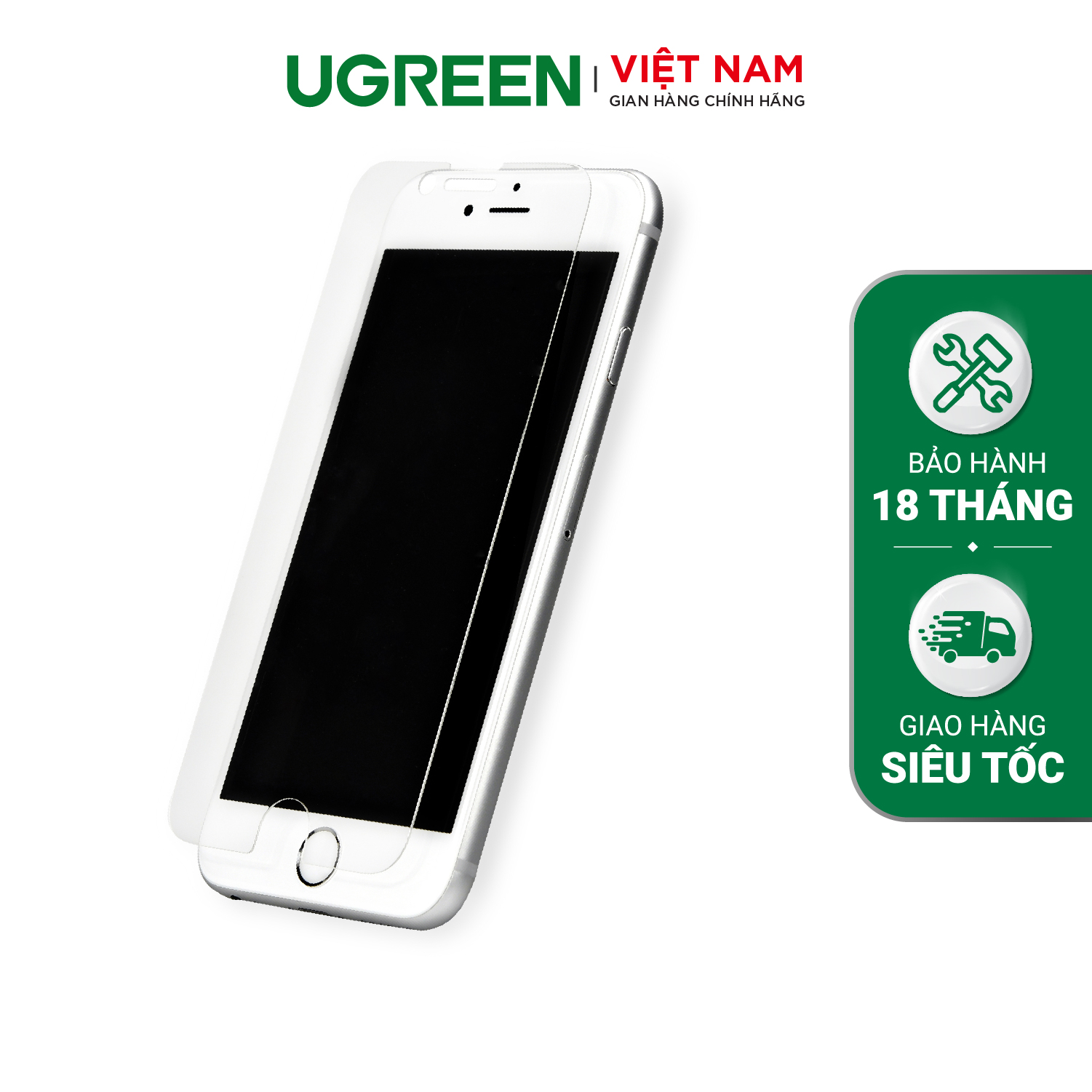 Miếng dán cường lực, kính cường lực UGREEN cho điện thoại Iphone X/Xs UGREEN 50948 - Hãng phân phối chính thức