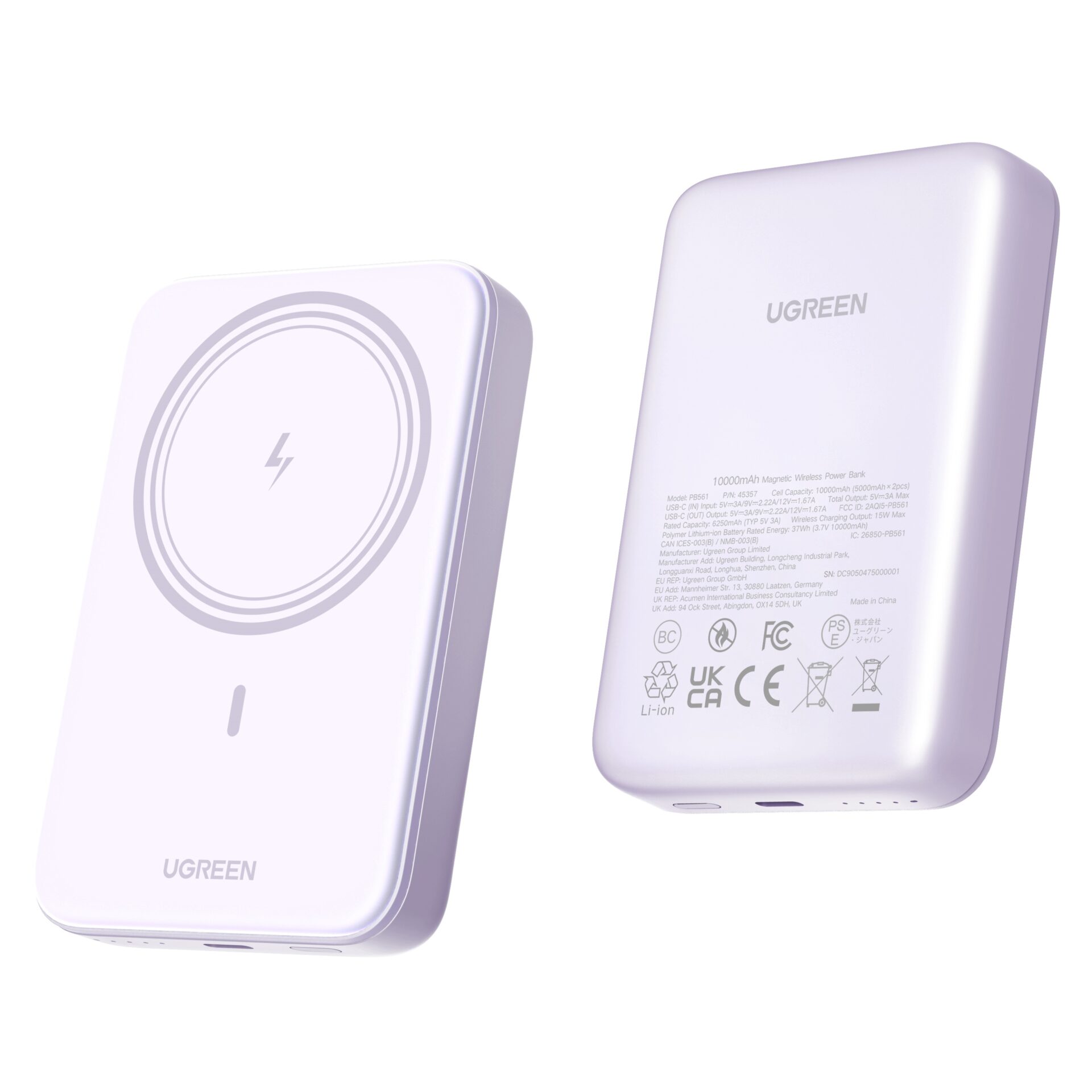 Pin sạc dự phòng không dây từ tính 10000mAh PB561