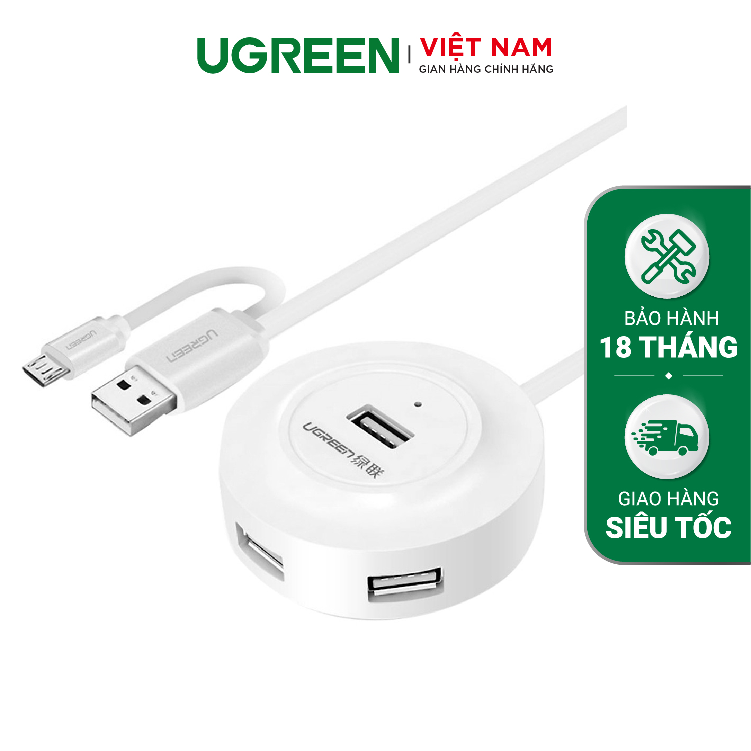 Hub USB 2 4 cổng chip Terminus FE1.1 hỗ trợ OTG CR106