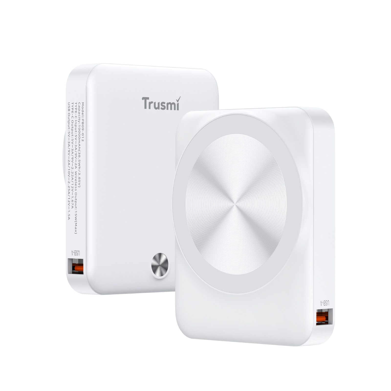 Trusmi Pin sạc không dây MAGNATIC 15W PD22.5W ULTRA MINI 10000mAh PB09