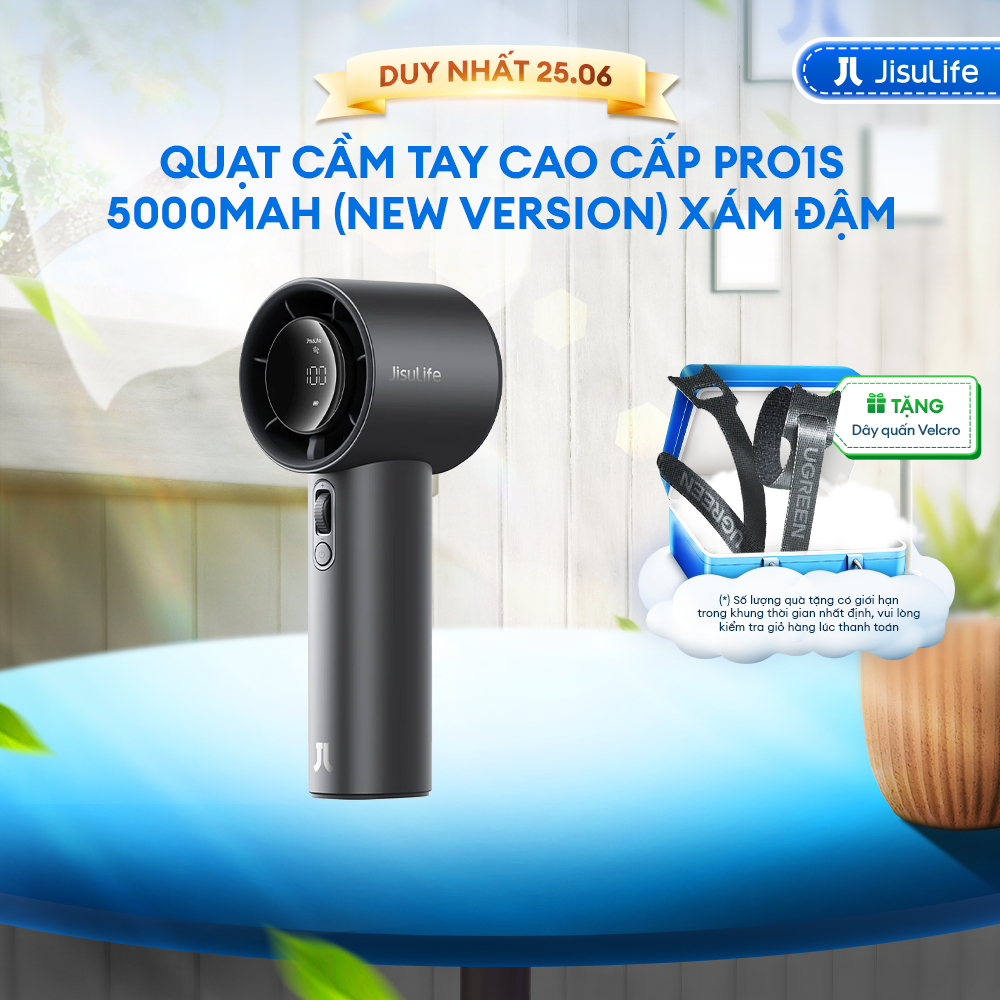 Quạt cầm tay mini Jisulife 18W FA53 Pro1S