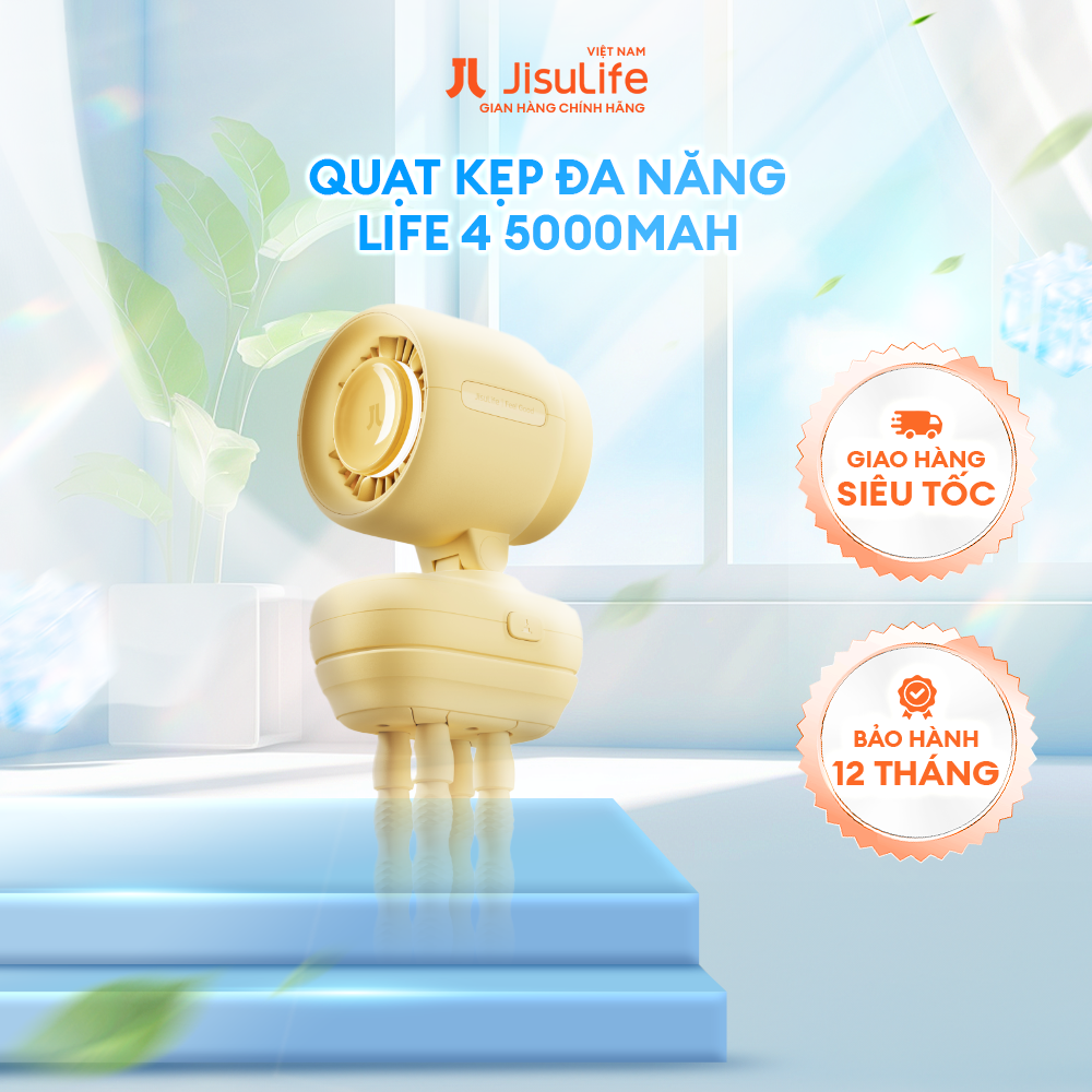 Quạt Jisulife Fan 4 5000mAh