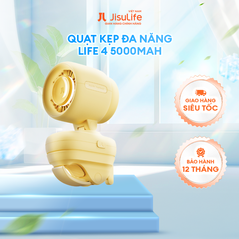 Quạt Jisulife Fan 4 5000mAh