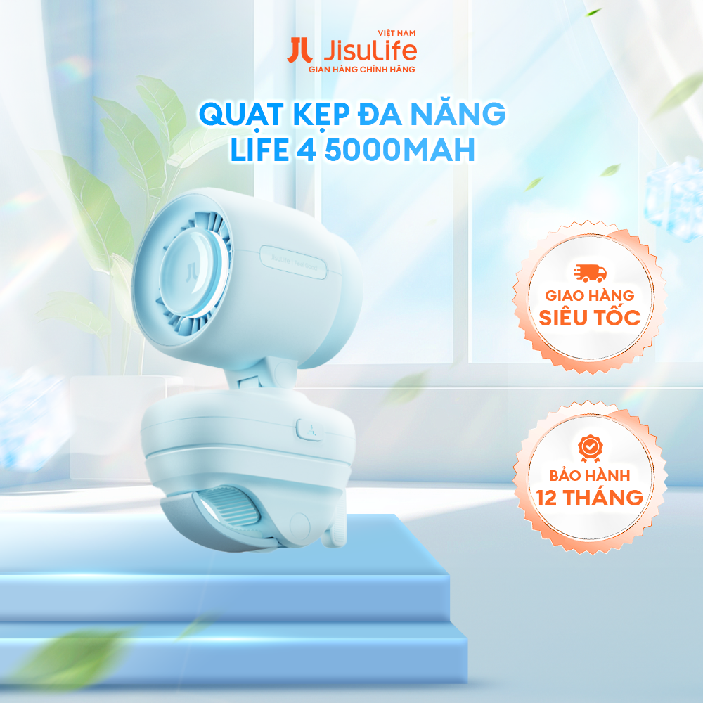 Quạt Jisulife Fan 4 5000mAh
