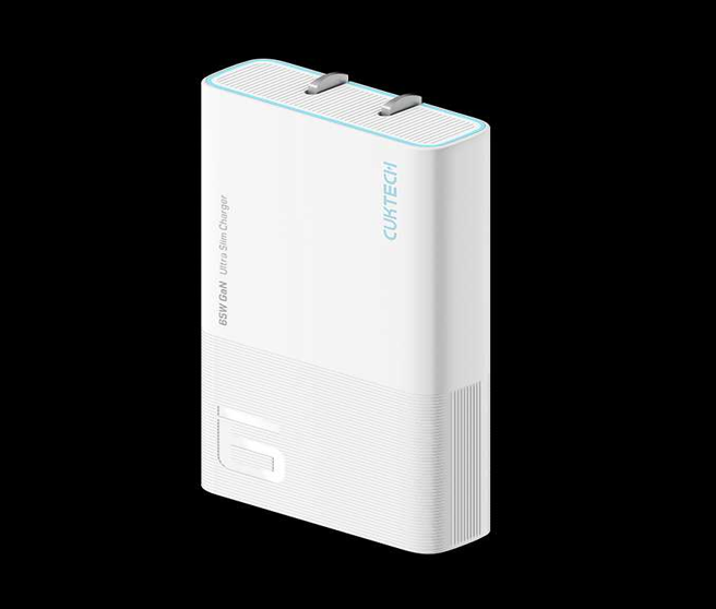 Bộ sạc CUKTECH 65W 2C Siêu mỏng AD652S