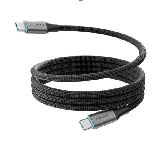 Cáp từ bện CUKTECH Type-C sang Type-C 6A 240W (1m) CMC610