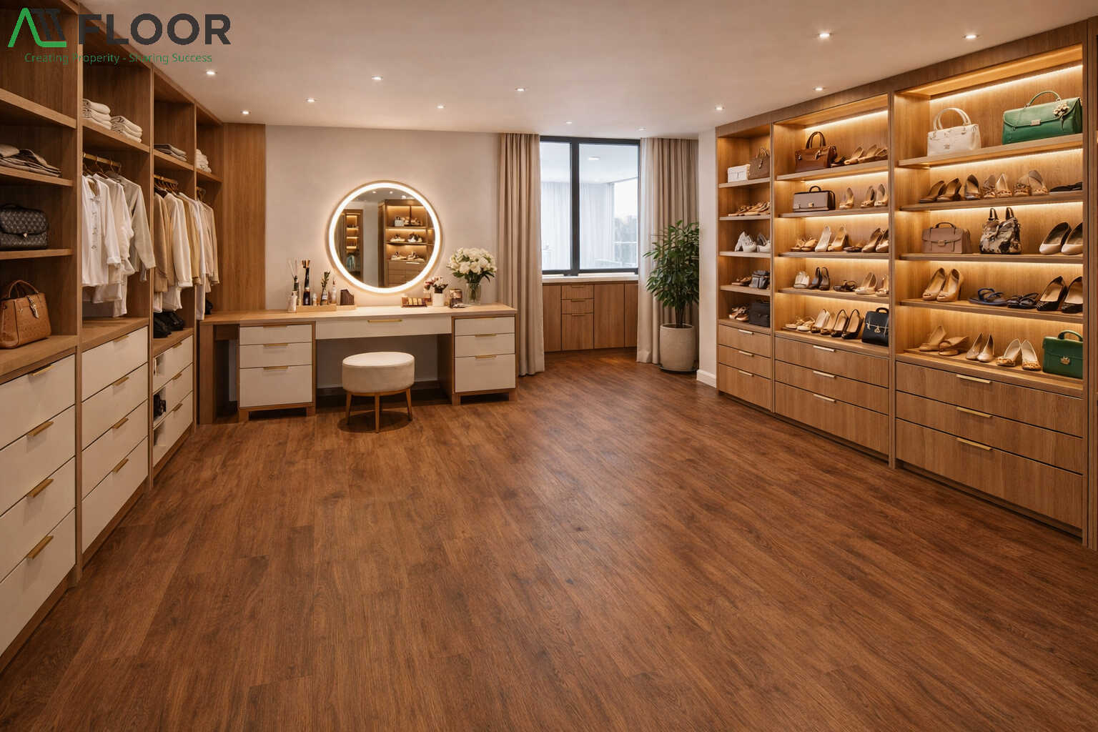 Is wood-plastic flooring really good