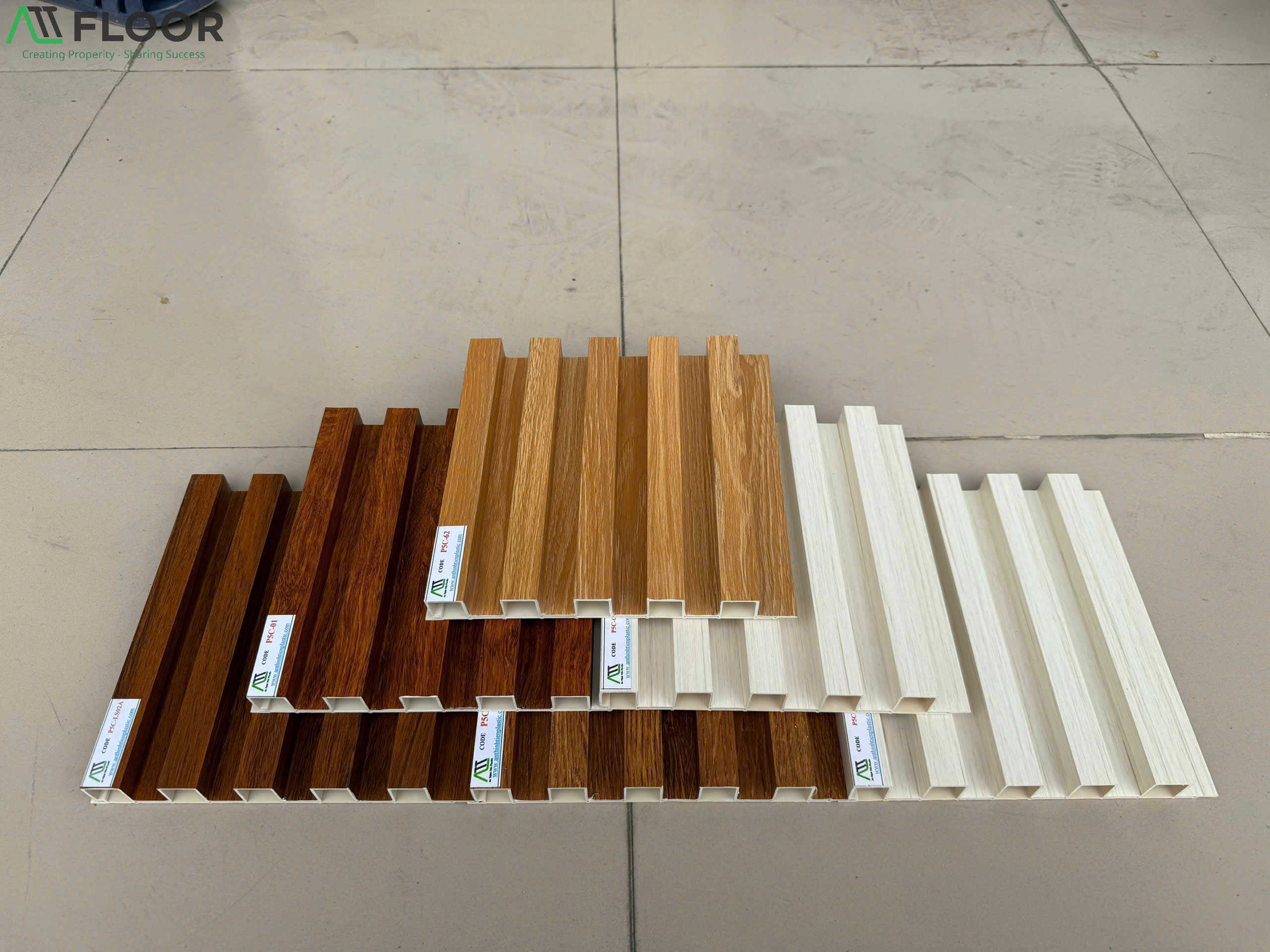 PVC fluted panels
