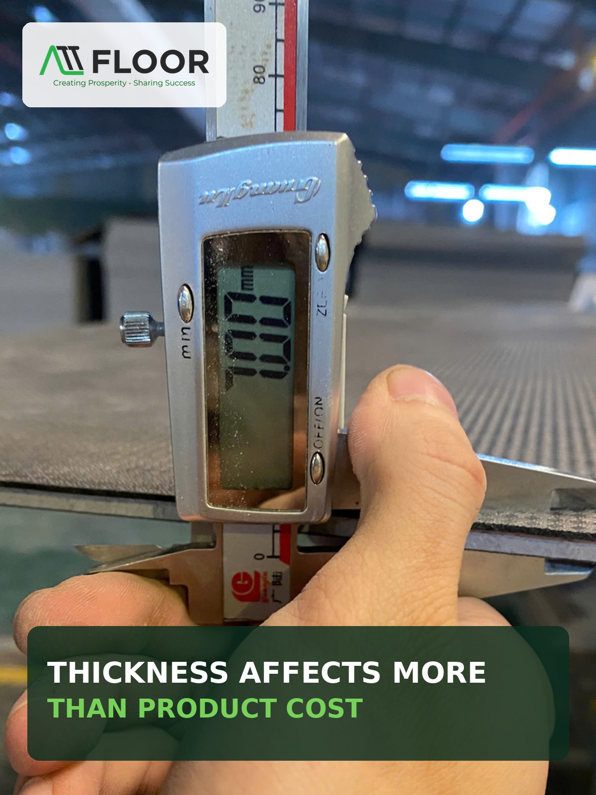 SPC flooring thickness and container weight