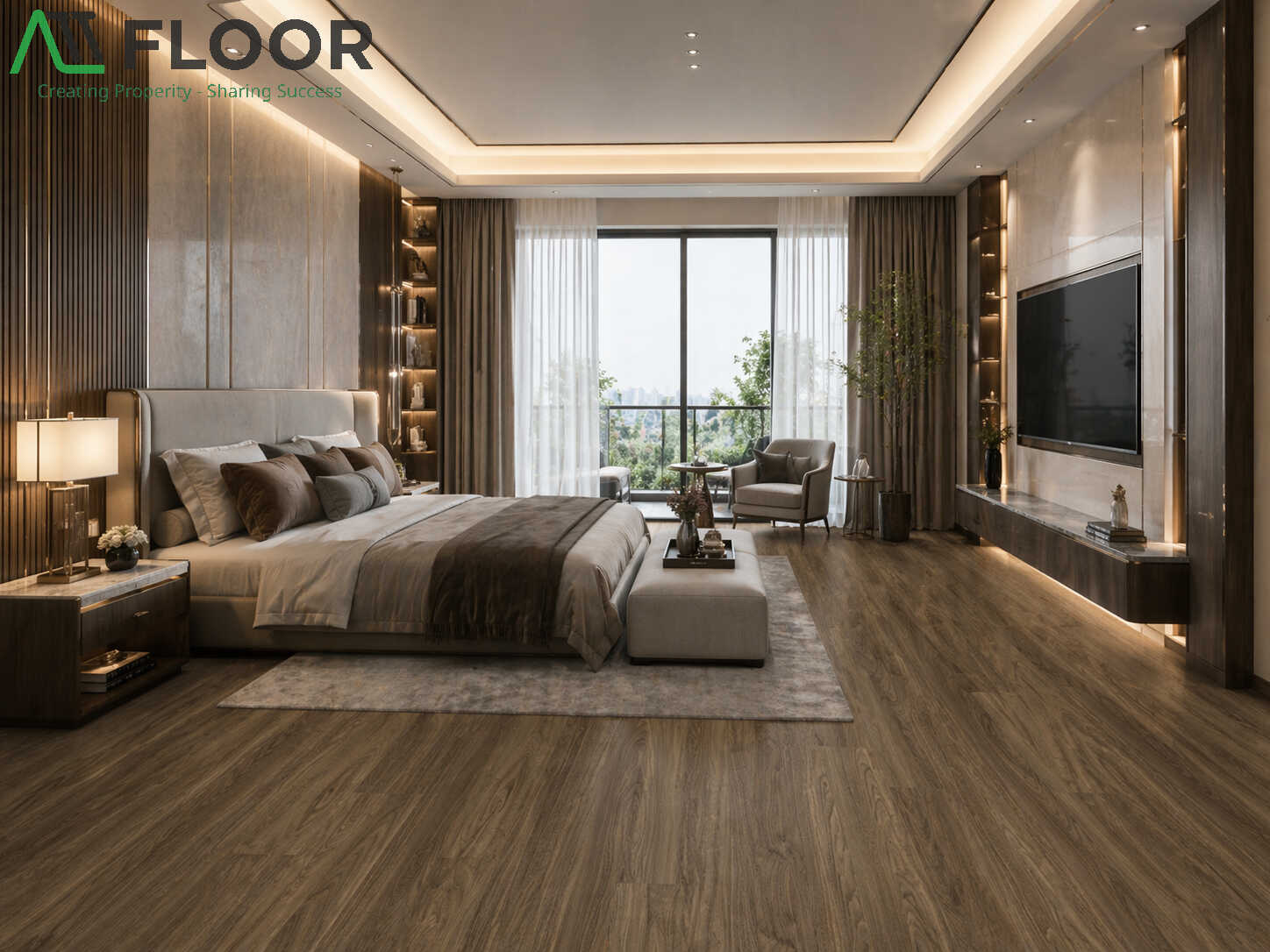 SPC flooring installation