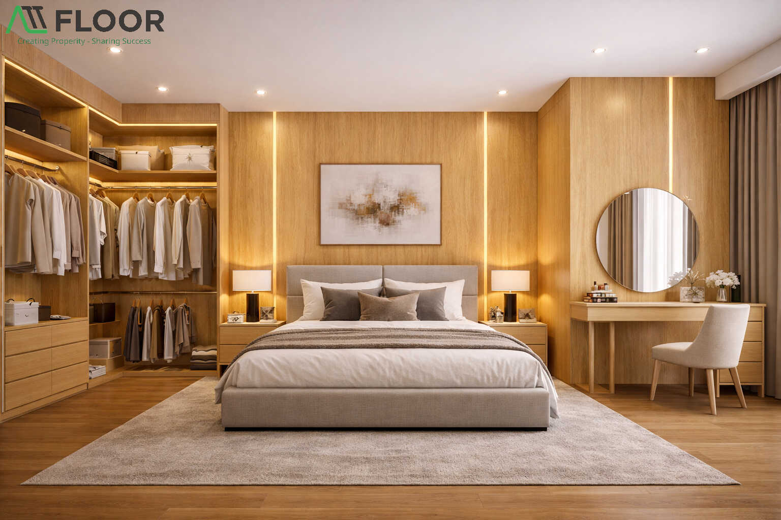 wood-look plastic panels for bedrooms