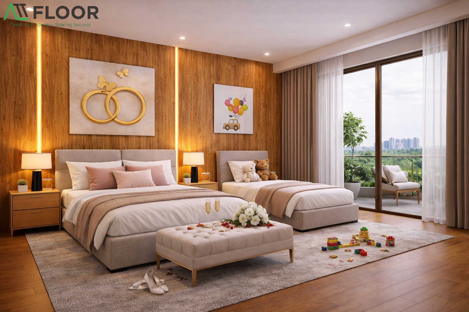 wood-look plastic panels for bedrooms