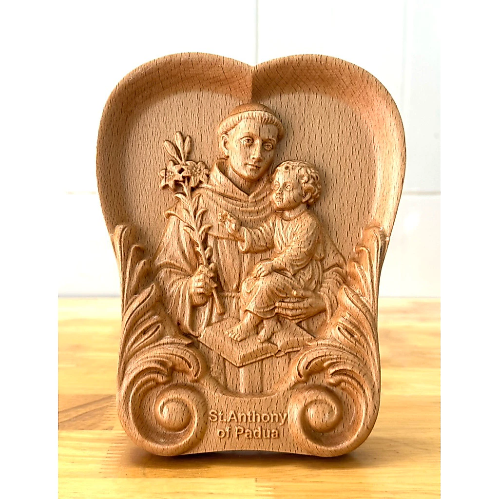 PHÙ ĐIÊU HÌNH TIM THÁNH ANTÔN (St. Anthony of Padua)