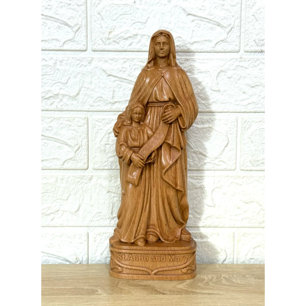 TƯỢNG THÁNH ANNA  ( ST. Anne and Mary), CAO 30CM