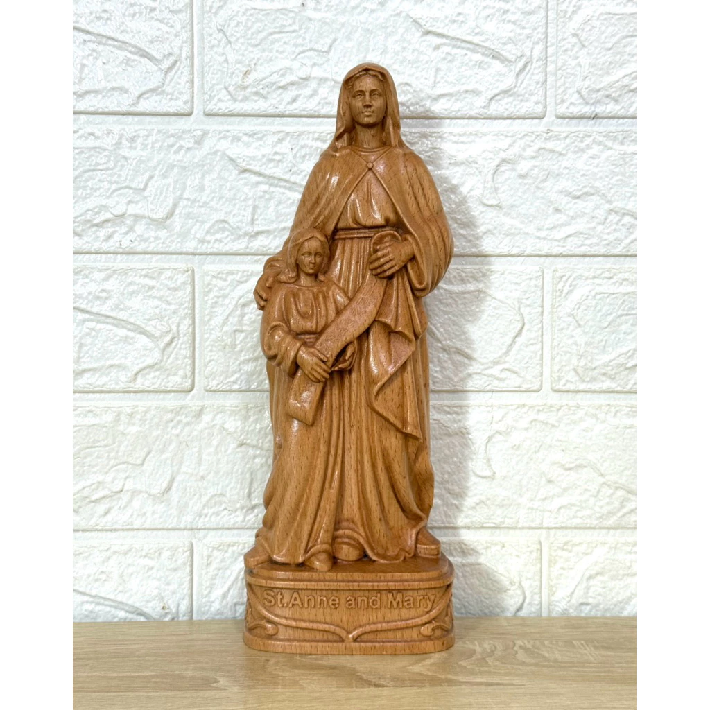 TƯỢNG THÁNH ANNA  ( ST. Anne and Mary), CAO 30CM