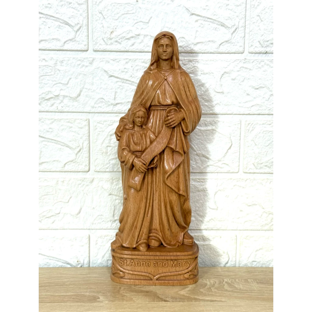 TƯỢNG THÁNH ANNA  ( ST. Anne and Mary), CAO 30CM