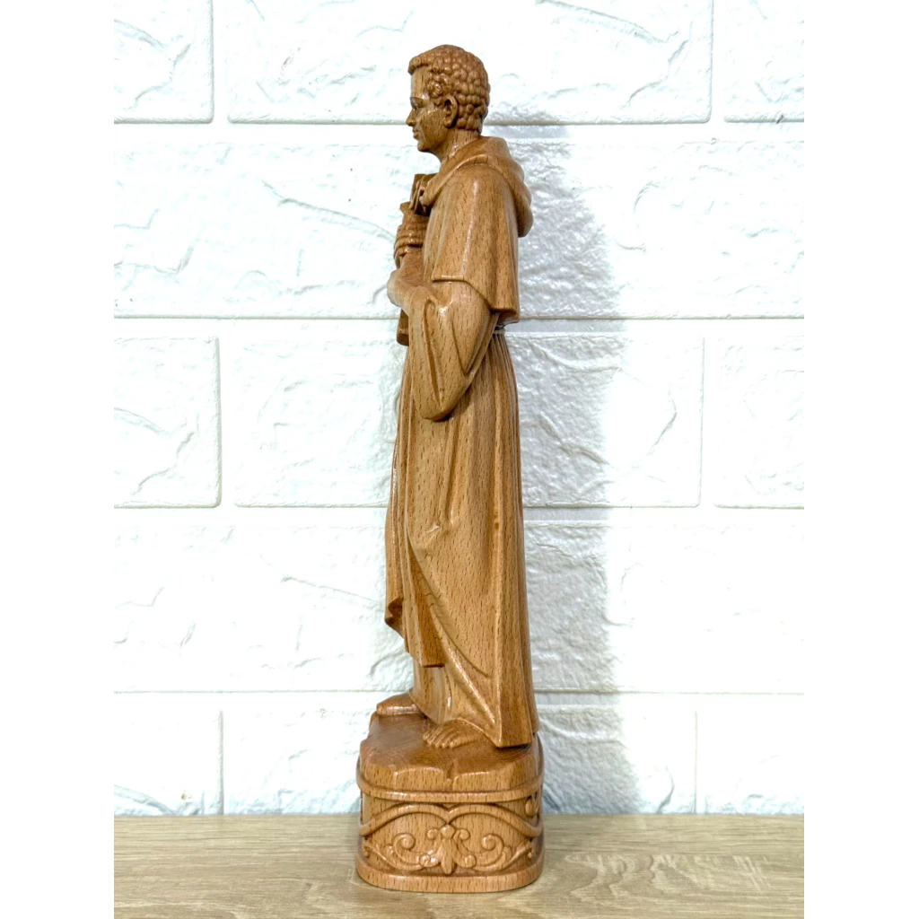 TƯỢNG THÁNH MARTINÔ DE PORRES, CAO 30CM