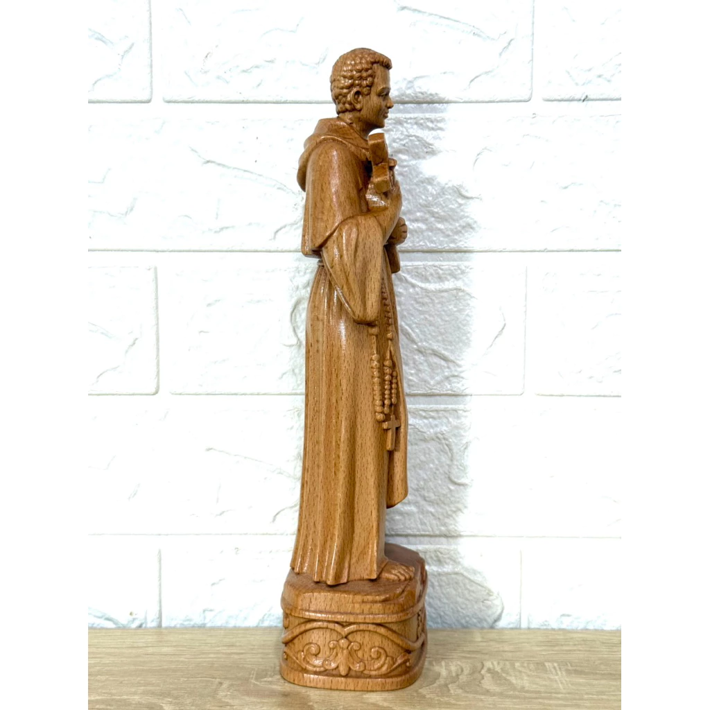 TƯỢNG THÁNH MARTINÔ DE PORRES, CAO 30CM
