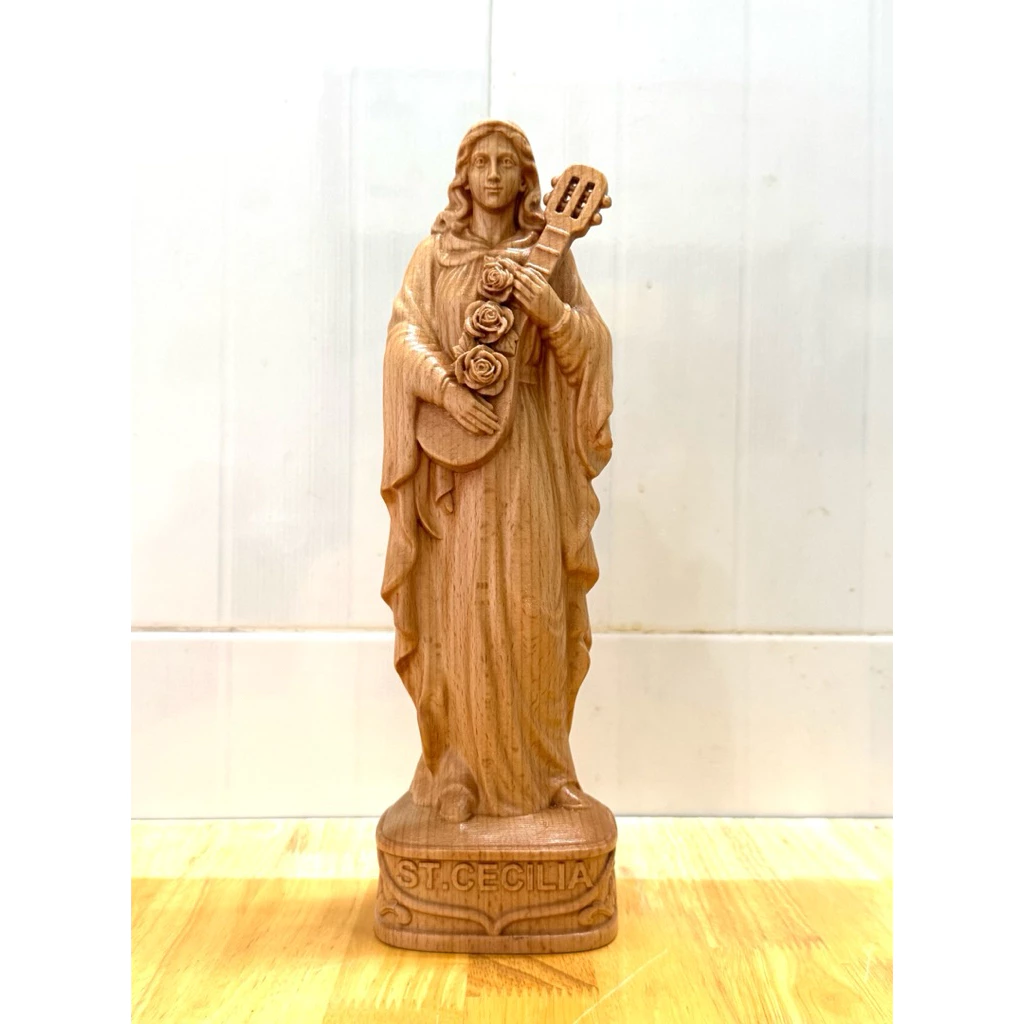 TƯỢNG THÁNH CECILIA, CAO 30CM