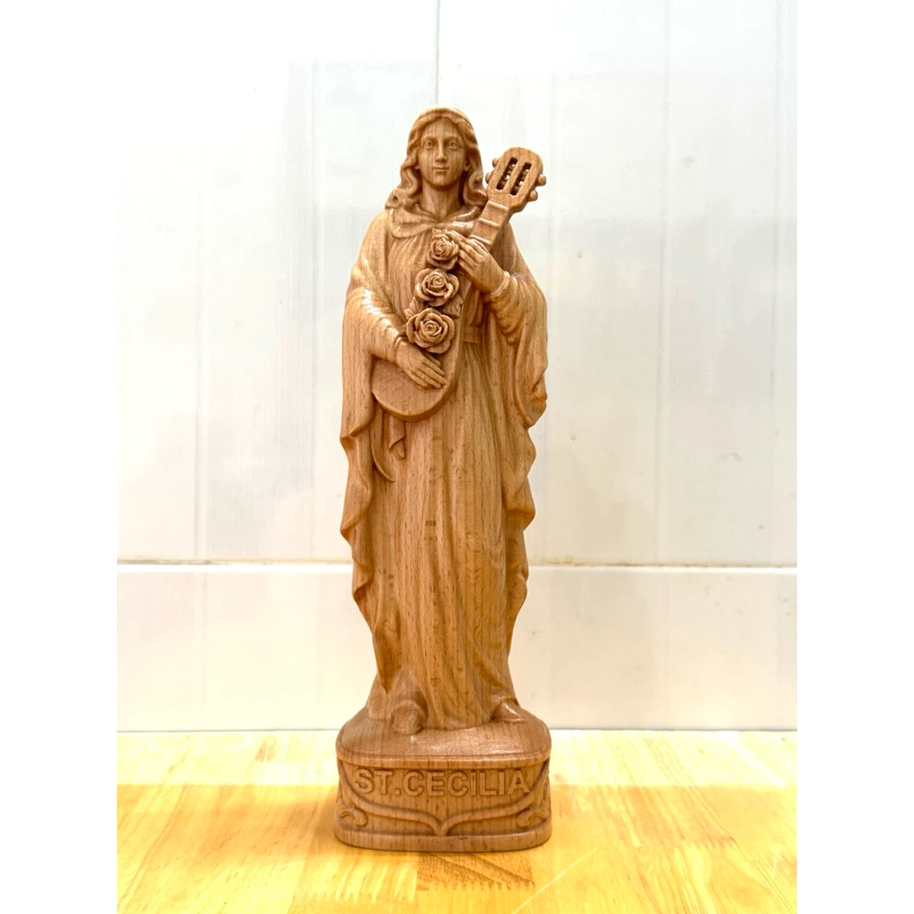TƯỢNG THÁNH CECILIA, CAO 30CM