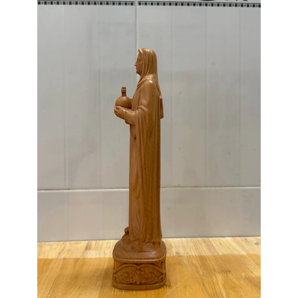 Tượng Đức mẹ Hoà Bình( REGINA PACIS OPRA NOBIS), cao 30cm, gỗ Beech