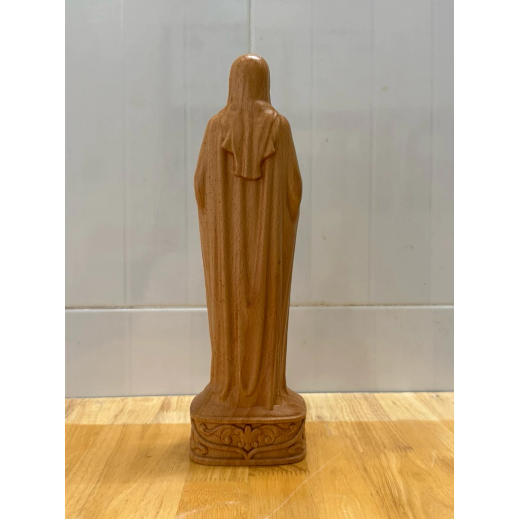 Tượng Đức mẹ Hoà Bình( REGINA PACIS OPRA NOBIS), cao 30cm, gỗ Beech