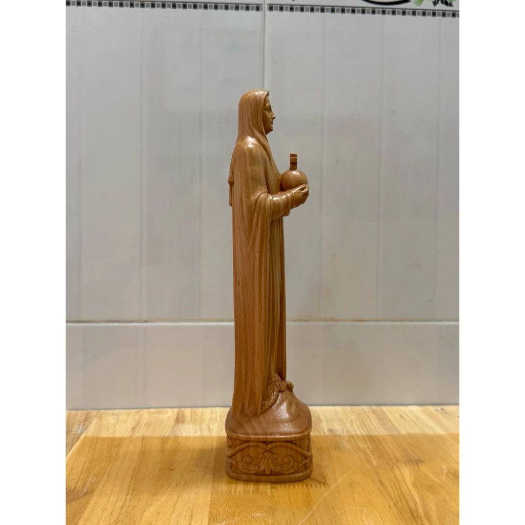 Tượng Đức mẹ Hoà Bình( REGINA PACIS OPRA NOBIS), cao 30cm, gỗ Beech