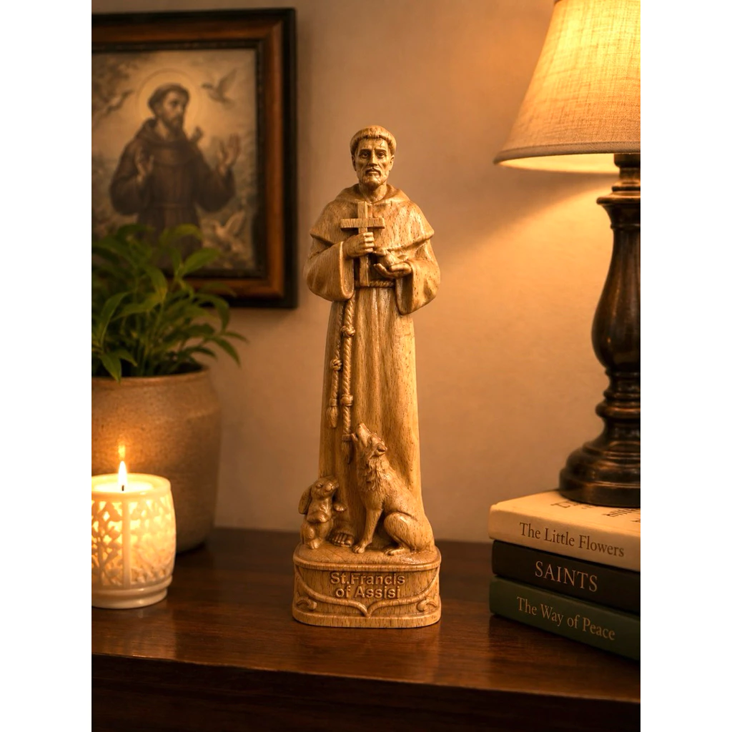 TƯỢNG THÁNH FRANCIS (ST.FRANCIS OF ASSISI), CAO 30CM