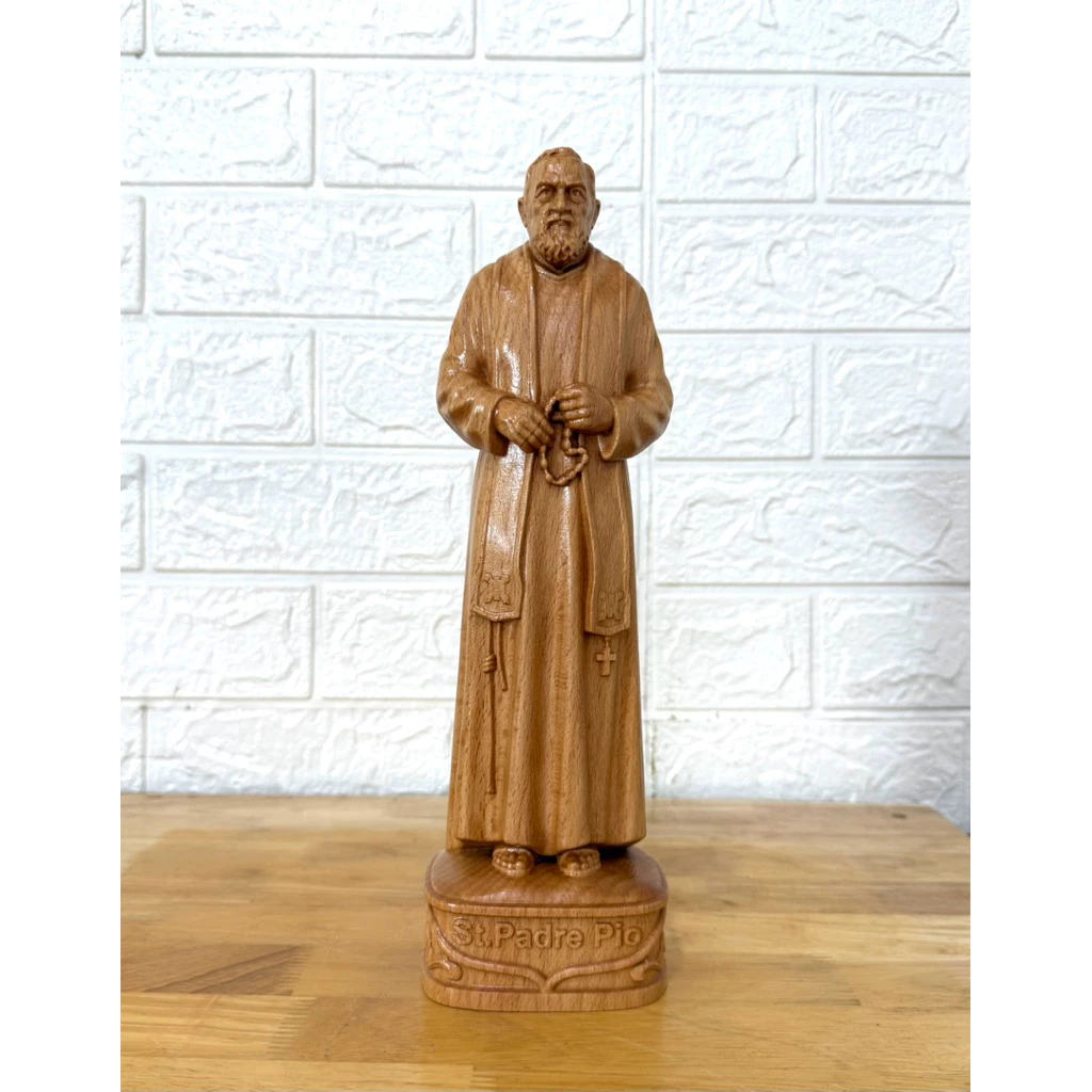 TƯỢNG THÁNH PADRE PIO, CAO 30CM